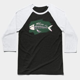 fish skeleton Baseball T-Shirt